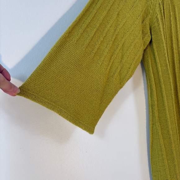 Green Knit Figure Flattering Quiet Luxury Capsule Sweater Top Women’s Plus 18/20 - Picture 7 of 13